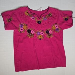 River Path Trading Embroidered Blouse